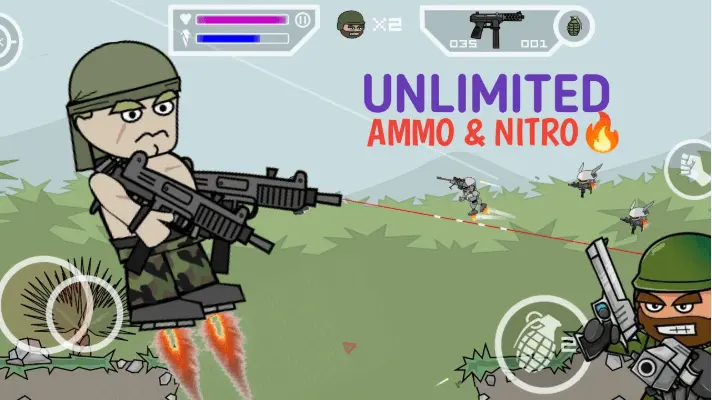 What Is Mini Militia Mod APK Unlimited Ammo And Nitro 