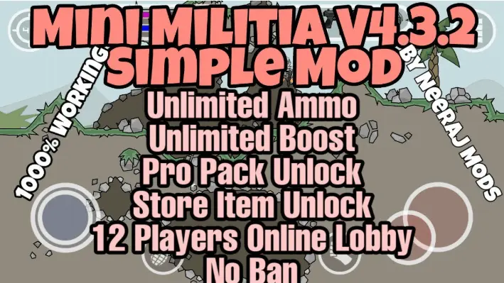 What is Mini Militia 4.3.2 Simple Mod by Neeraj