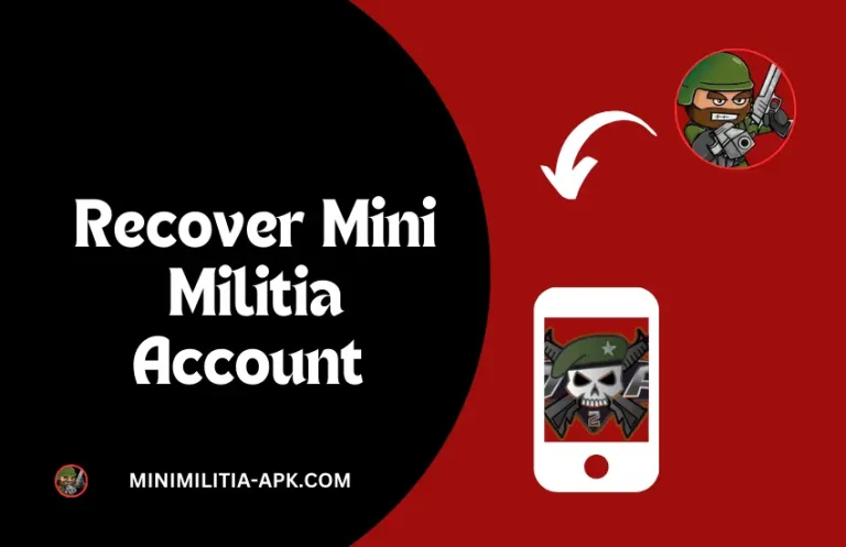 How To Recover Mini Militia Account 